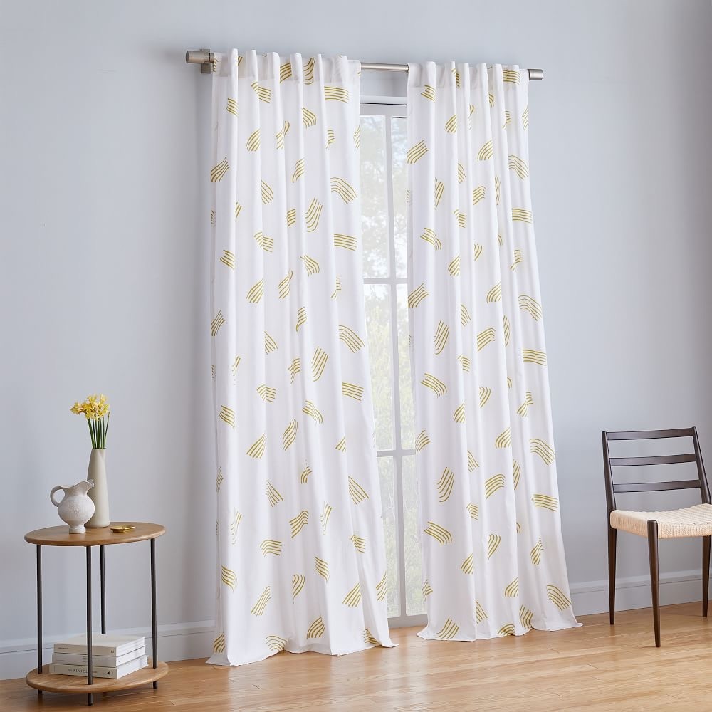 West Elm Saluki Shooting Star Curtain, Set of 2